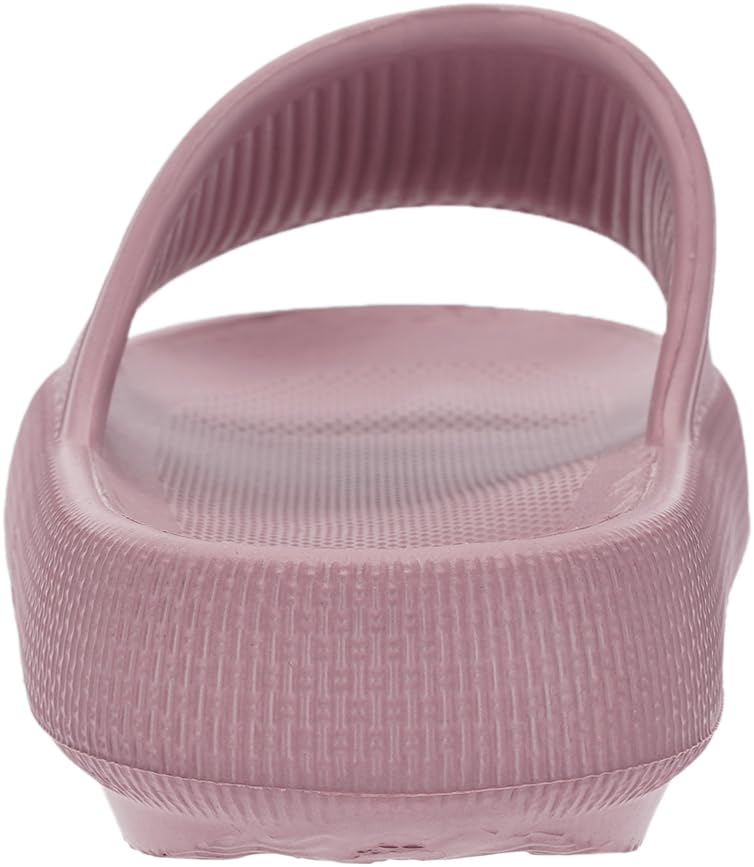 BRONAX Pillow Slippers for Women and Men | House Slides Shower Sandals | Cushioned Thick Sole 39-40 Blush - Image 3